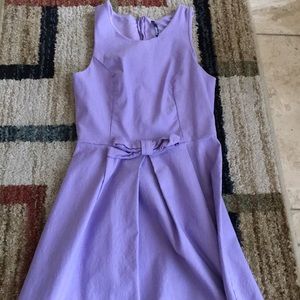 Lavender dress w/ front bow!